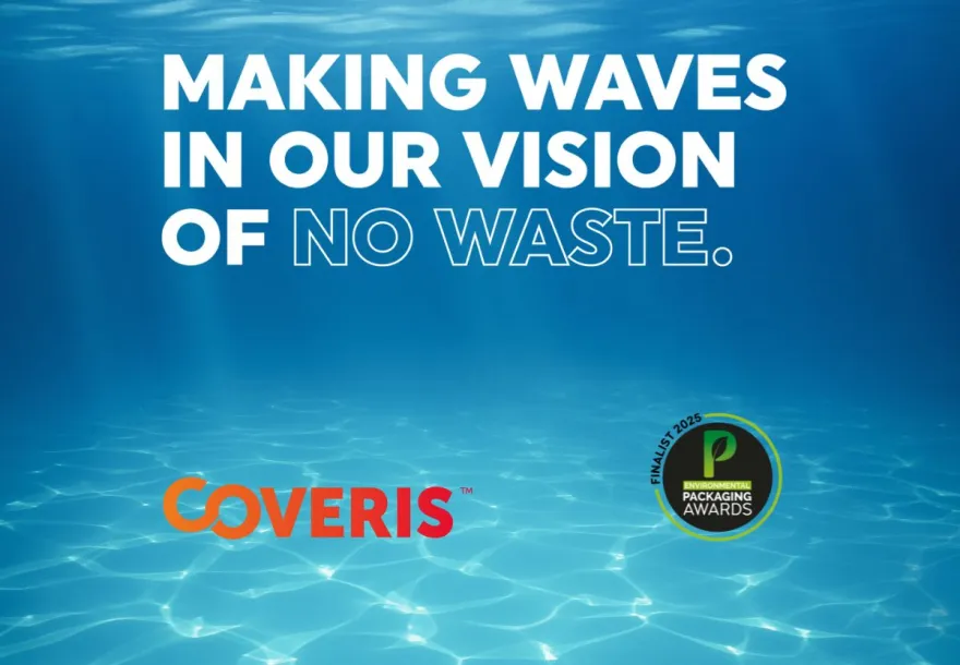 An image of an illuminated bottom of the sea, symbolising Coveris' No Waste Vision