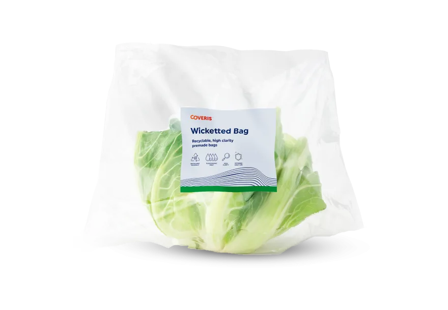 Cauliflower packed in Coveris Wicketted bag