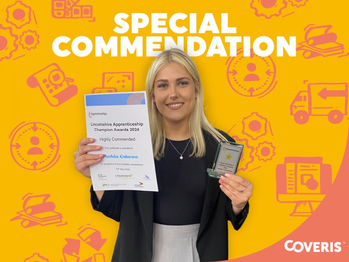 Maddie Osborne receives special commendation in apprentice awards