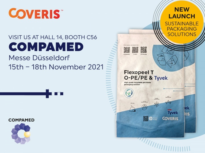 COMPAMED 2021: Coveris presents sustainable monomaterial solutions for medical packaging