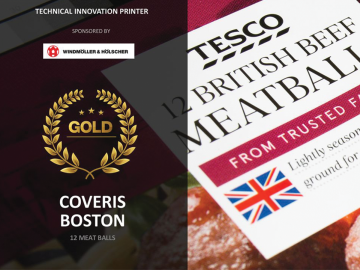 Technical Innovation Gold for Coveris at EFIA Awards 2020
