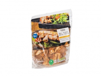 Coveris launch recyclable  barrier pouch for Tesco  cooked chicken