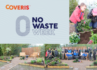 Coveris Winsford transform Wharton Primary School garden for ‘NO WASTE’ week 