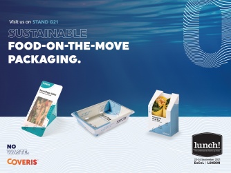 Coveris leads in sustainability with the launch of RecyclaPaper and icard Tray at lunch! 2021