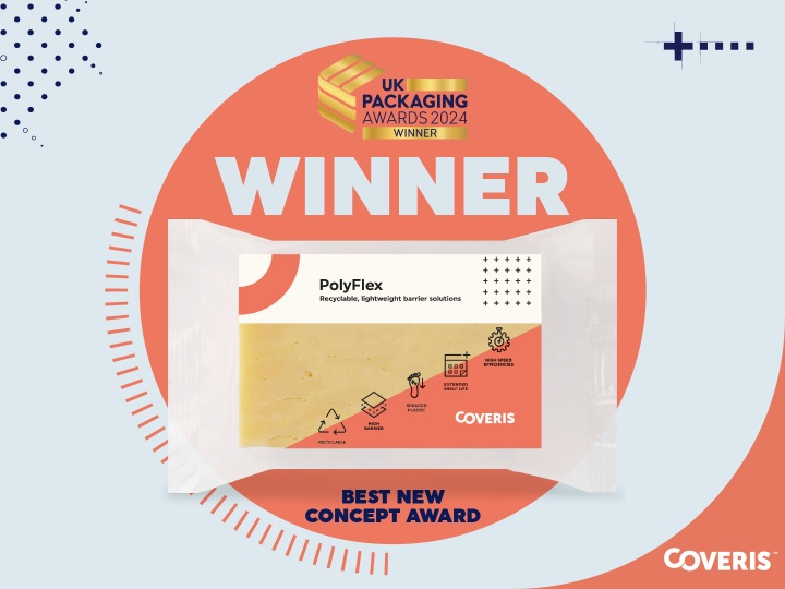 Coveris advances recyclability for cheese packaging with latest UK Packaging Awards win