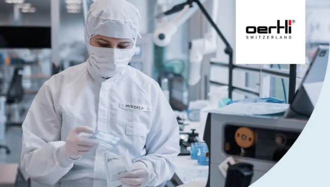 Medical packaging production in a cleanroom