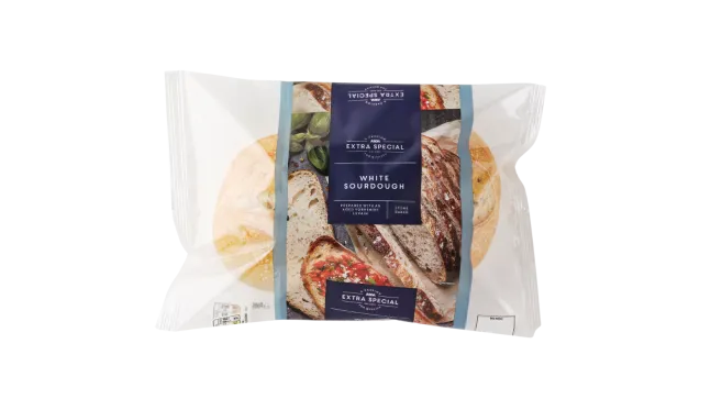 Asda Extra Special white sourdough pack, FTA Diamond finalist