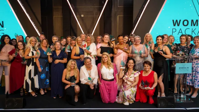 Winners at the Women in Packaging Excellence Awards 2025